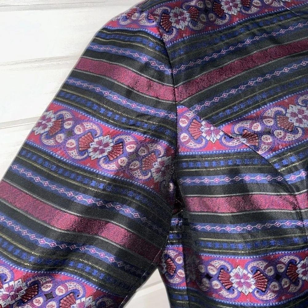 Talbots Multicolor Patterned Jacket - Picture 6 of 8